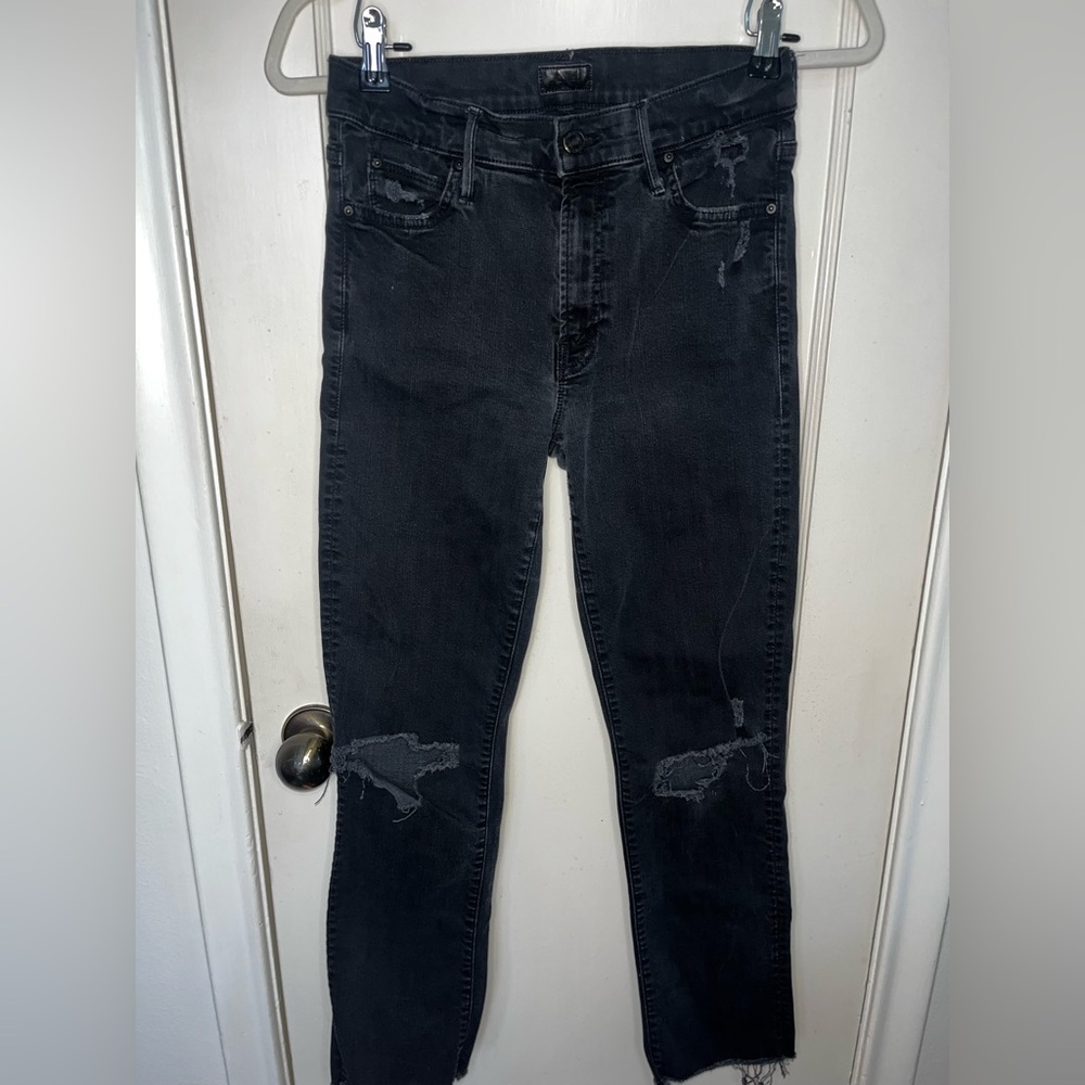 Mother Denim-The Rascal Ankle Fray